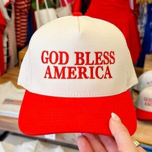 God Bless America Patriotic Baseball Hat USA Independence Day hat cap